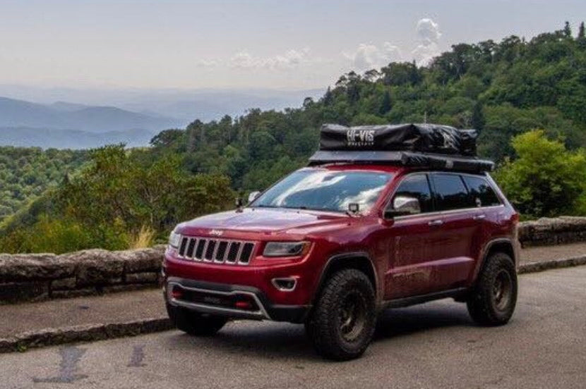 Steinjäger Exterior Accessory Grand Cherokee WK2 2010-2020 Ditch Light Bracket Texturized Black