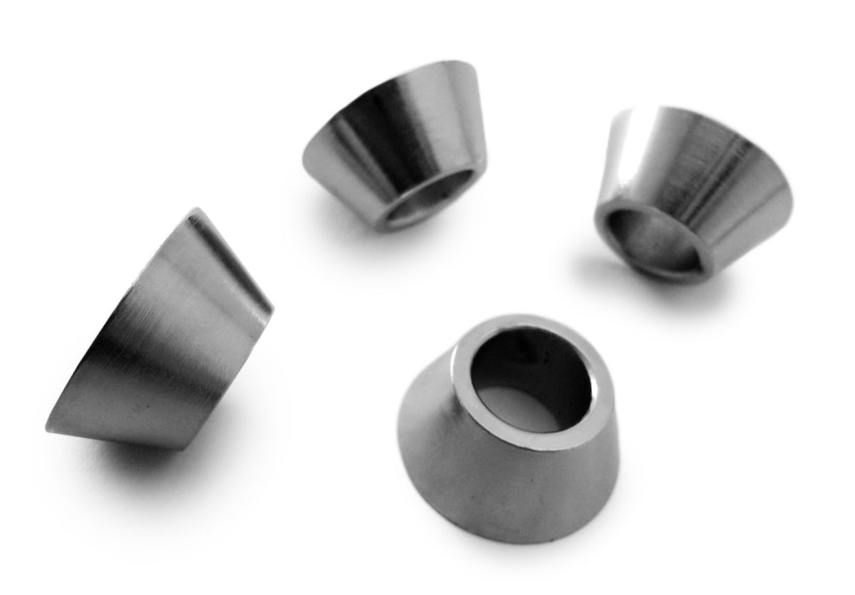 Rod End Spacers - Cone Style - 1/2 Bore - 4 Pack