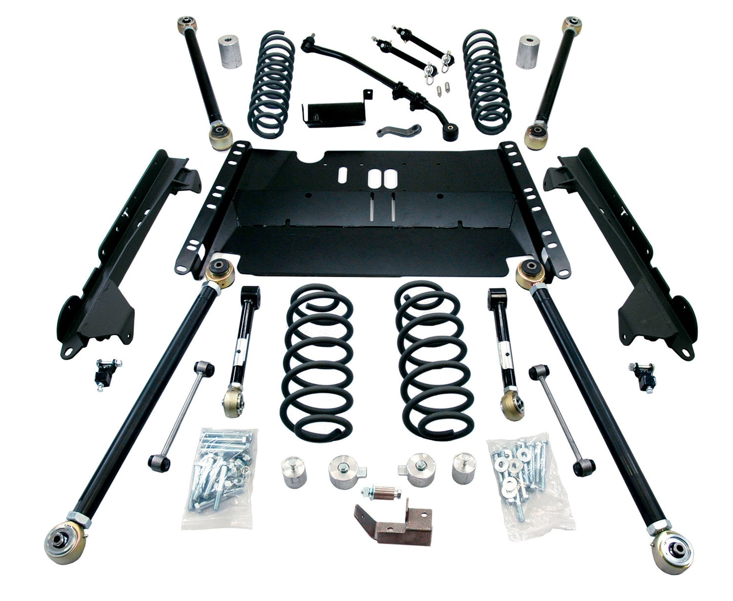 03-06 Wrangler TJ LWB 4 Inch Enduro LCG Long Arm Suspension System No Shocks TeraFlex