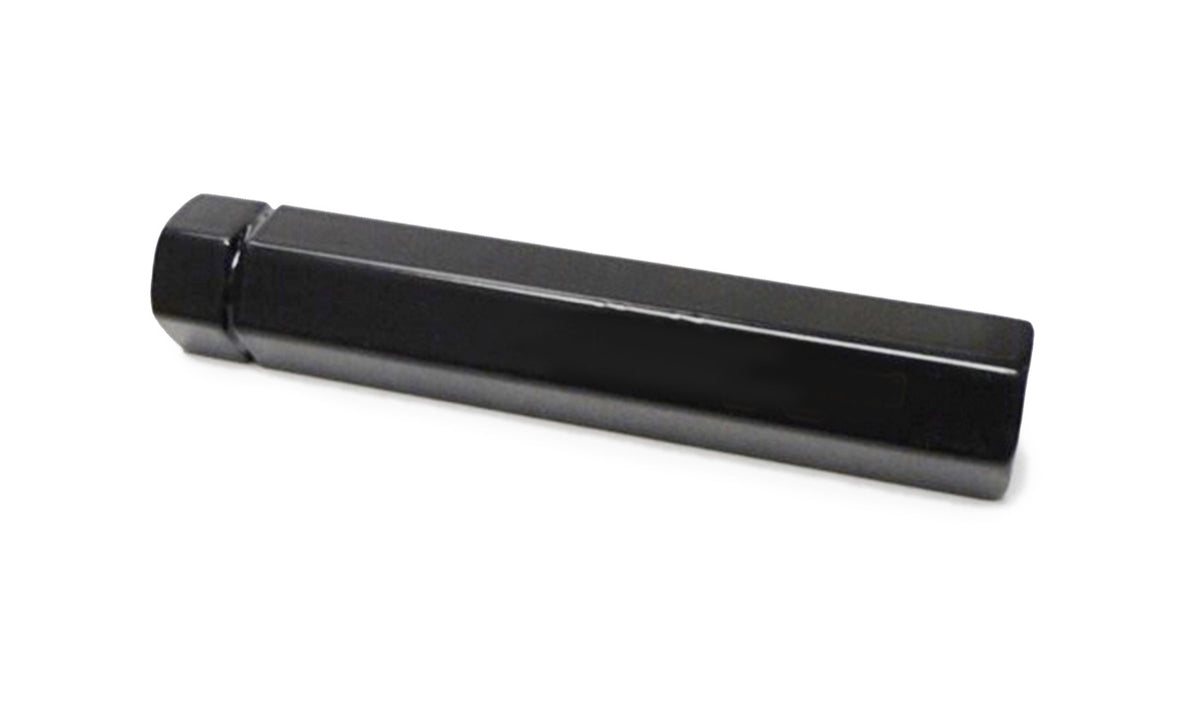 Threaded Tubes - End LInks and Short LInkages - 1/2-20 - 6 Inches Long - Black Powder Coated Aluminum Tube
