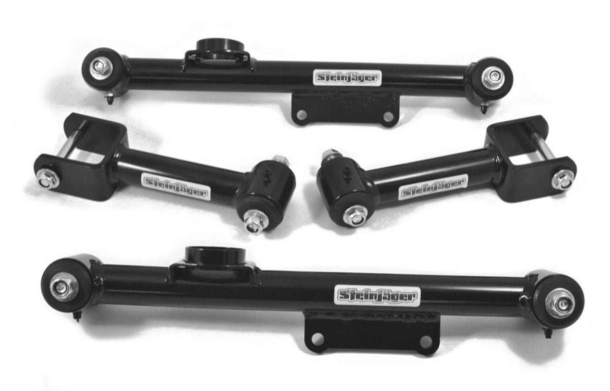 Mustang Rear Upper and Lower Control Arm Sets - Fixed Length - Poly Bushings