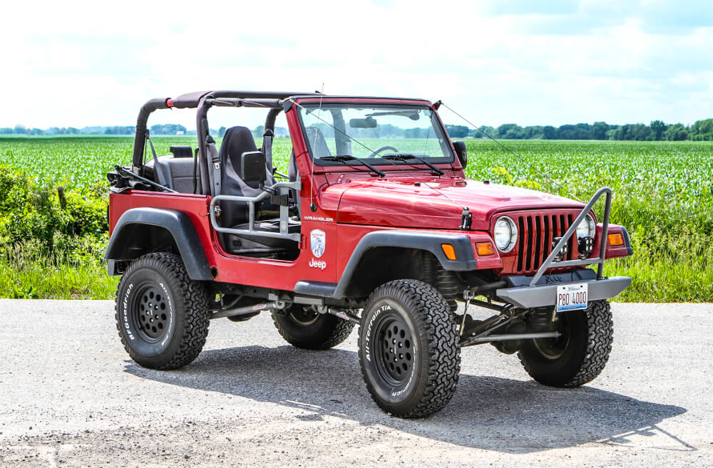 Steinjäger Doors Wrangler TJ 1997-2006 Trail, Tubular Style Gray Hammertone
