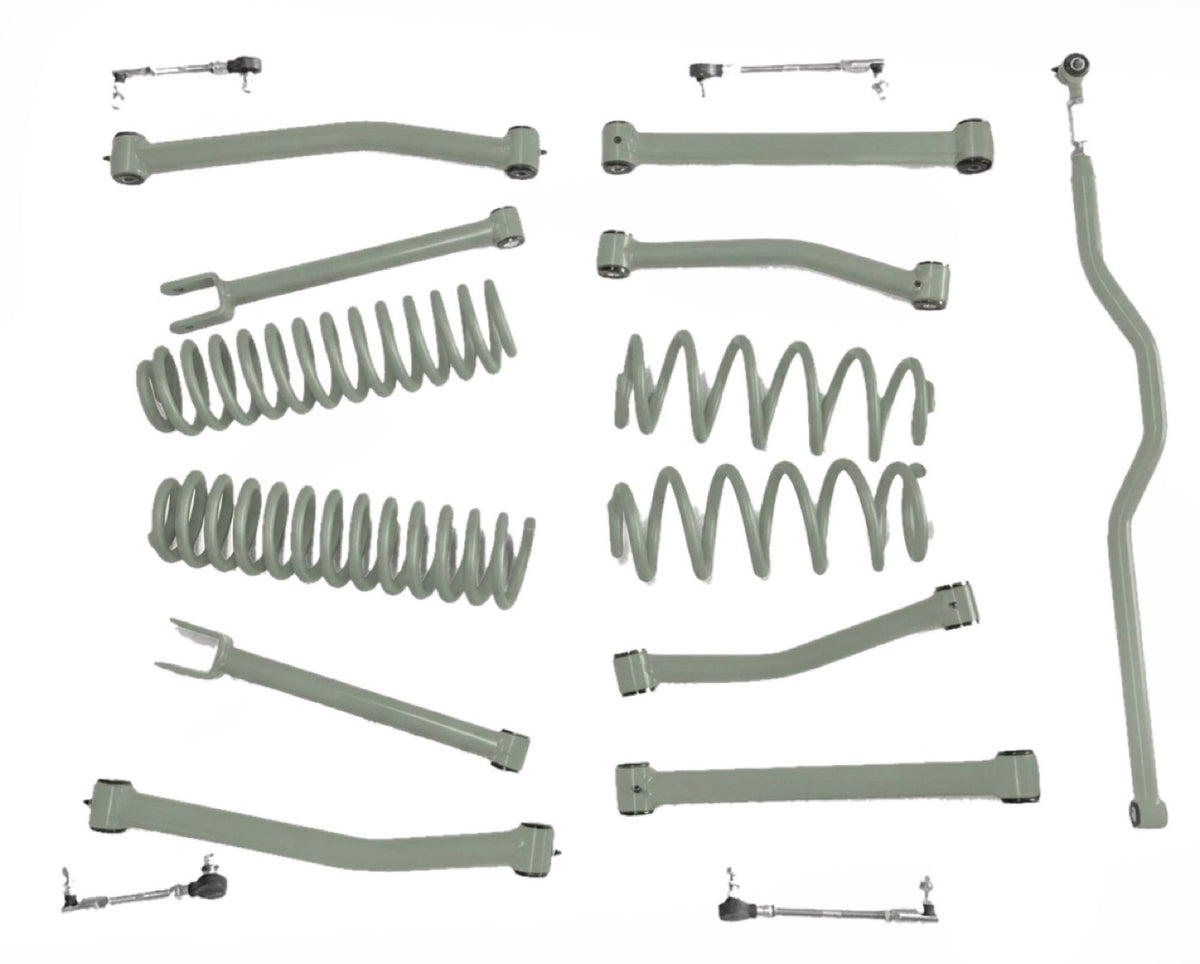 JK 2.5-Inch Lift Kit - Style 24-A - Locas Green