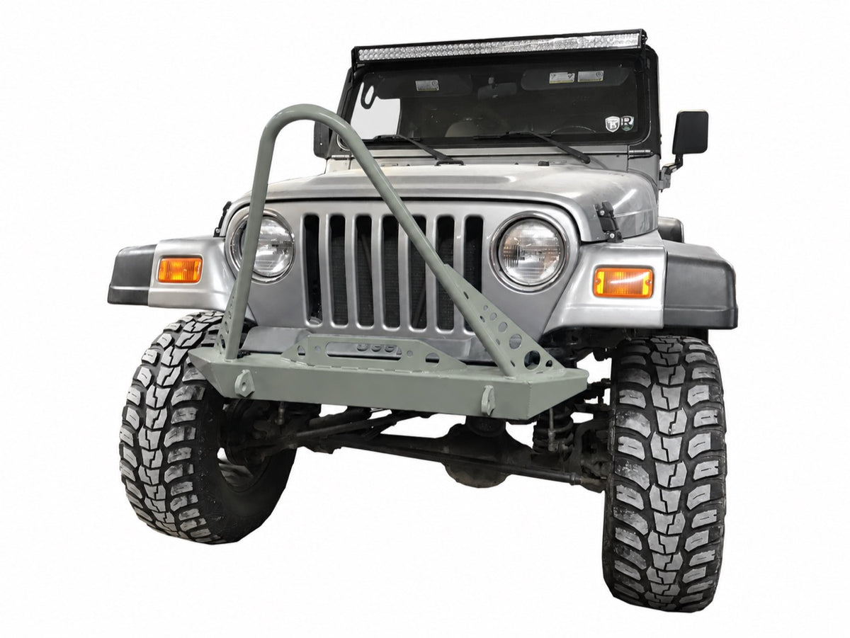 TJ Stinger Front Bumper - Locas Green