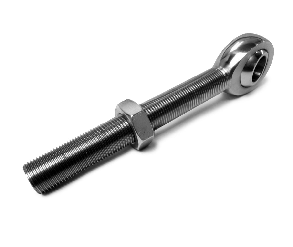 Rod Ends - Inch Male - 1.25-12 RH x 1 - Chrome Moly Housing, Nylon Race, Long - 1 Pack