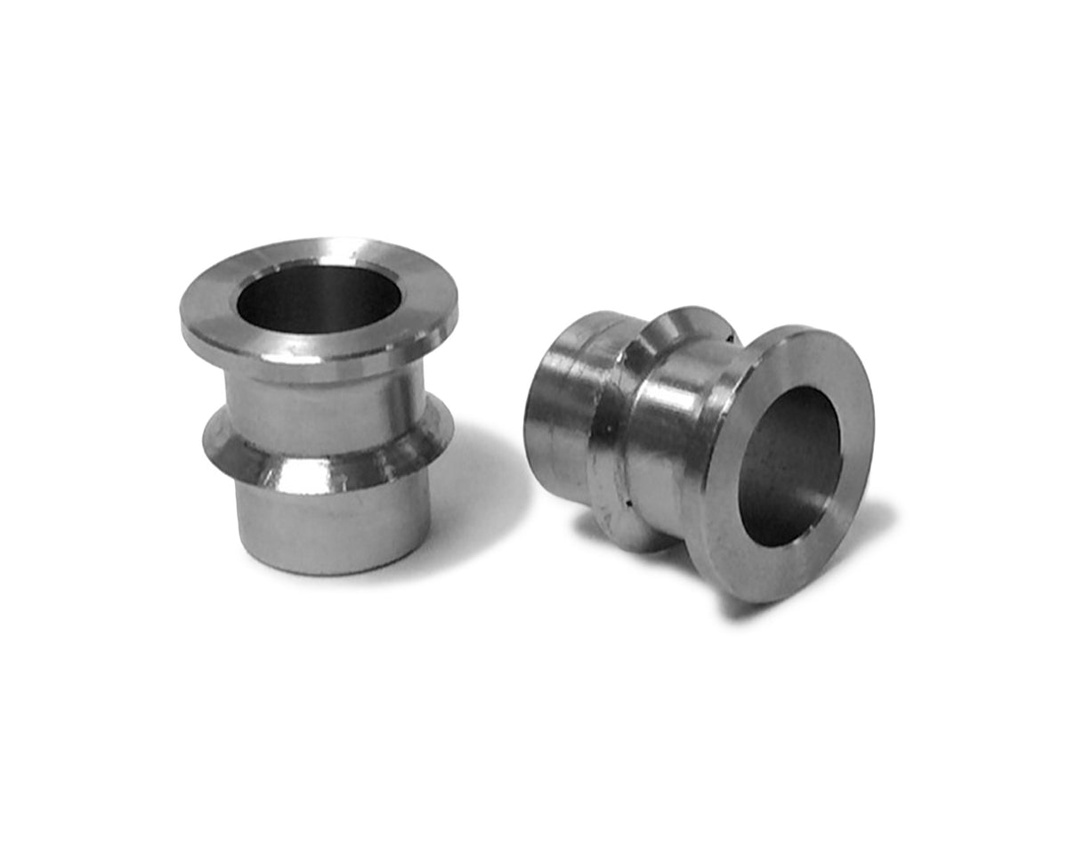 Rod End Misalignment Inserts - For 1 inch Rod Ends Straight Style - Yields 3/4 Bore - Plated Steel - 2 Pack