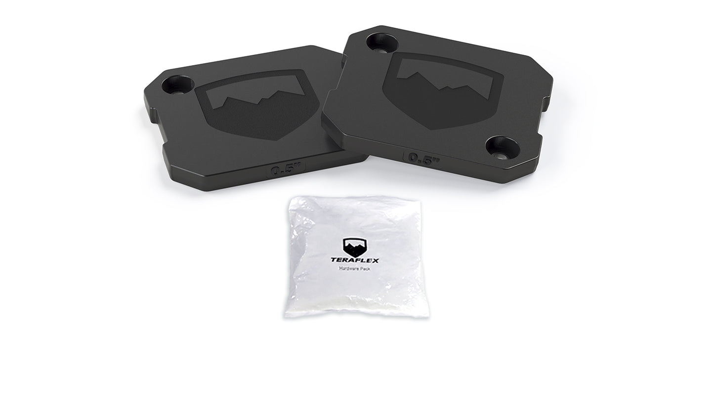 20-Up Jeep Gladiator 0.5 Inch Bump Stop Strike Pad Shim Kit Rear Lower TeraFlex