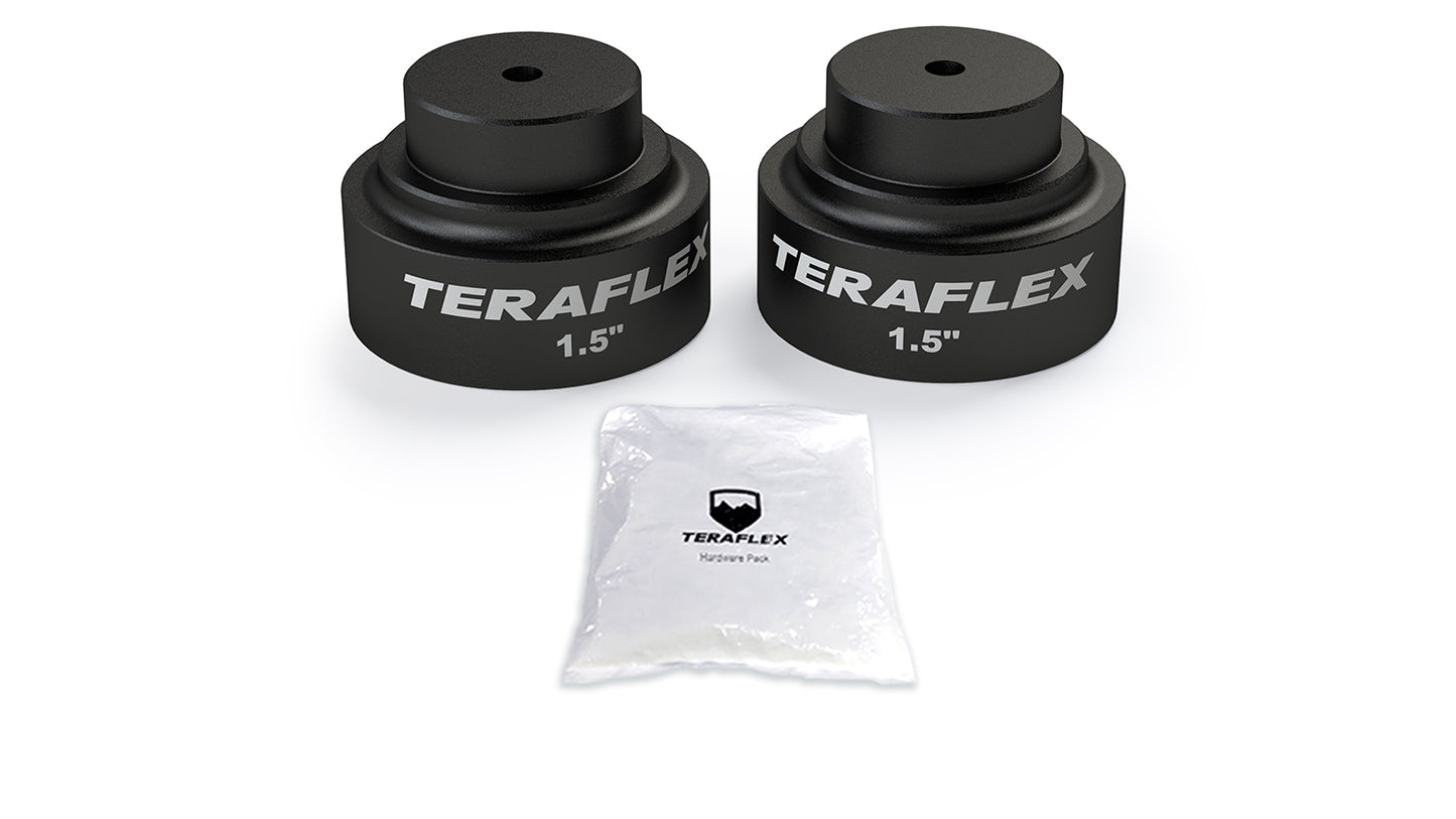 20-Up Jeep Gladiator 1.5 Inch Bump Stop Strike Pad Extension Kit Rear Upper TeraFlex