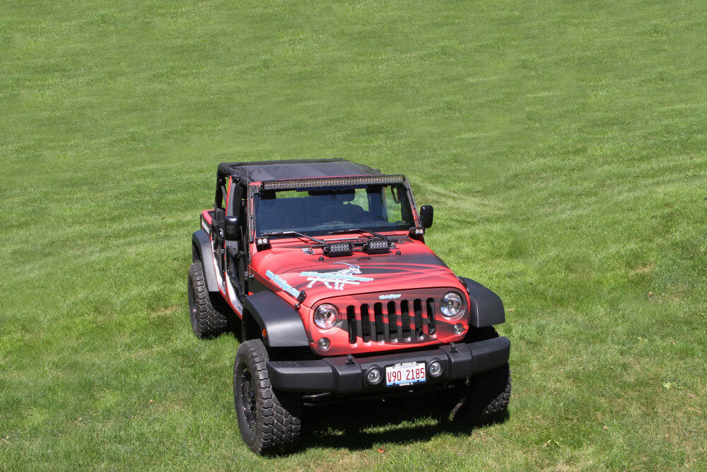 Steinjäger Exterior Accessories Wrangler JK 2007-2018 Light Mounts Brackets and Lights Black
