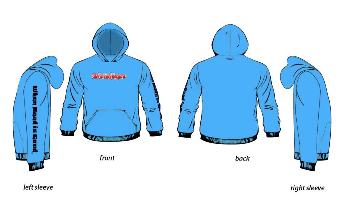 Hoodies - Blue - Size XXL