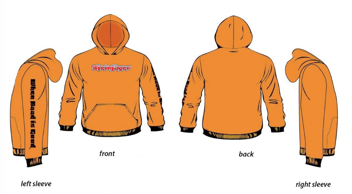Hoodies - Orange - Size L