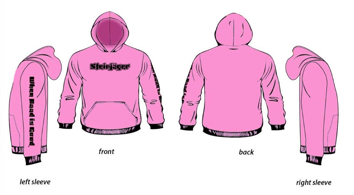Hoodies - Pink - Size M