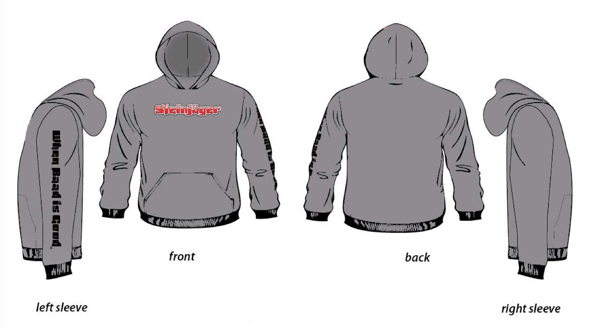 Hoodies - Gray - Size L