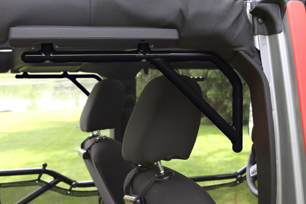 JK Rear Rigid Grab Handles - Black