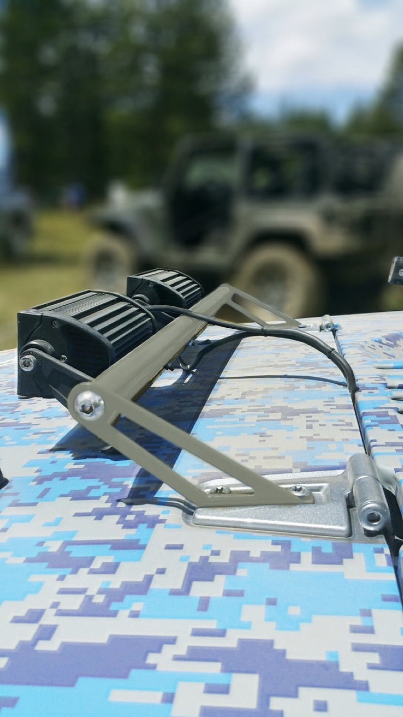 JK Hood-Hinge LED Light Kit - Locas Green