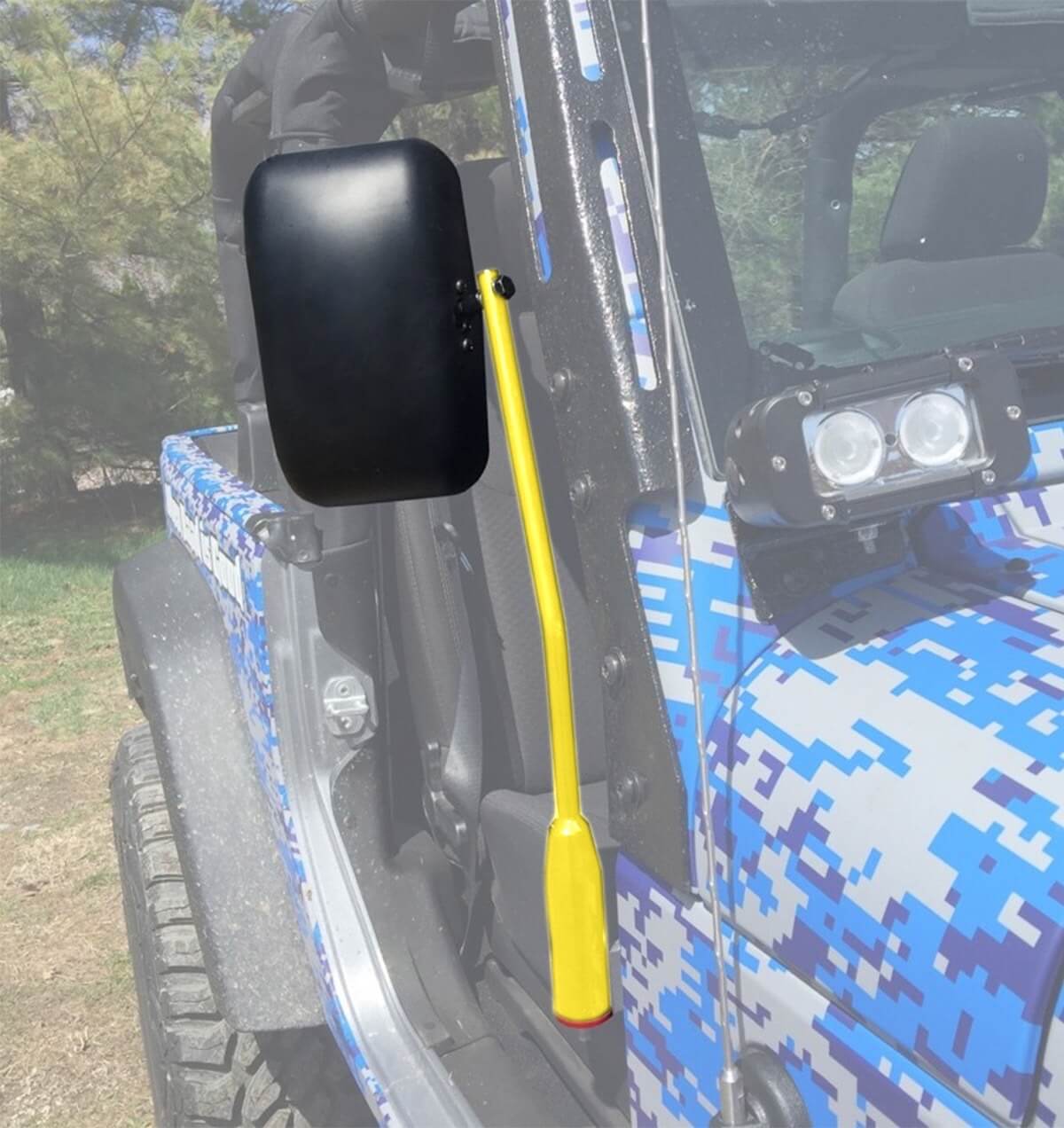 Steinjäger Exterior Accessories Wrangler JL 2018 to Present Mirrors Isolated Leg Kit Lemon Peel