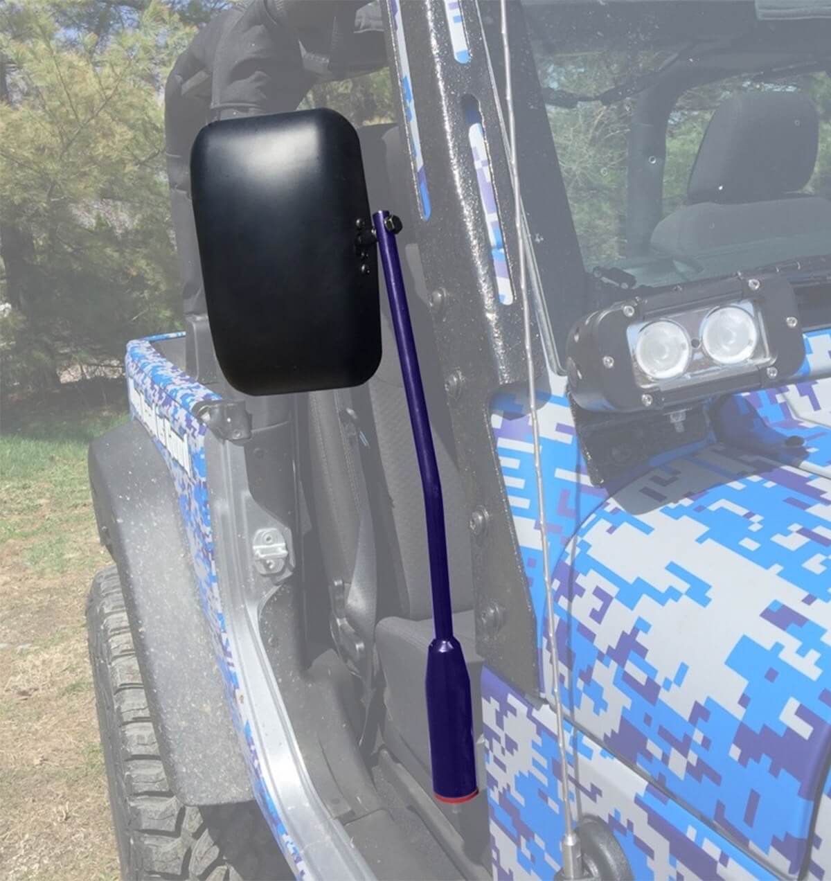 Steinjäger Exterior Accessories Wrangler JL 2018 to Present Mirrors Isolated Leg Kit Southwest Blue
