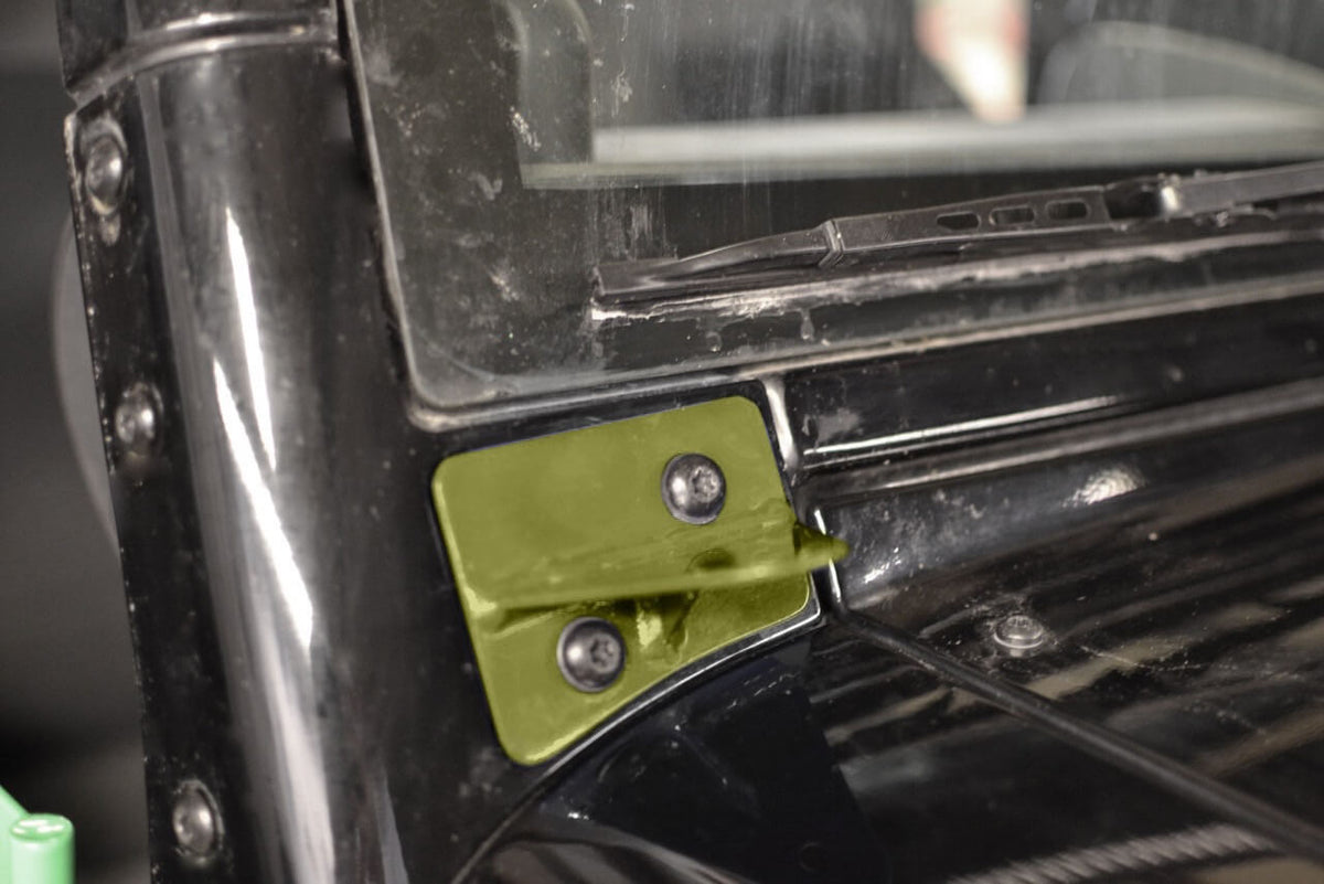 Steinjäger Exterior Accessories Wrangler JK 2007-2018 Light Mounts Lower Windshield Locas Green