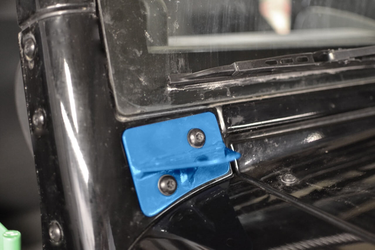 Steinjäger Exterior Accessories Wrangler JK 2007-2018 Light Mounts Lower Windshield Playboy Blue