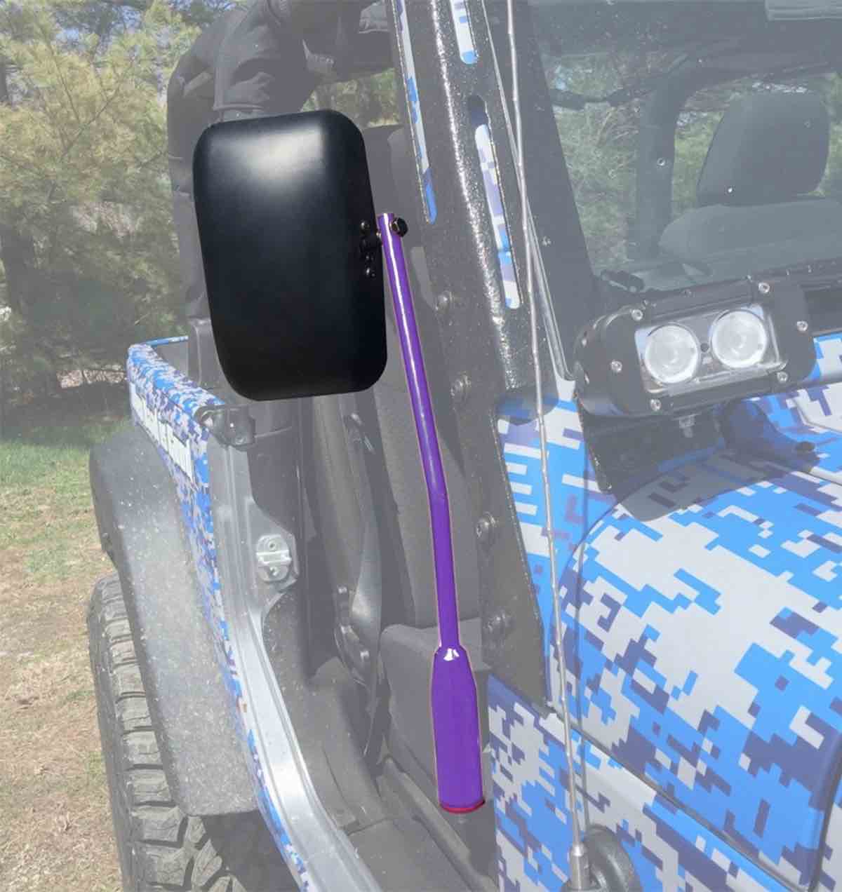 Steinjäger Exterior Accessories Gladiator JT 2019 to Present Mirrors Isolated Leg Kit Sinbad Purple