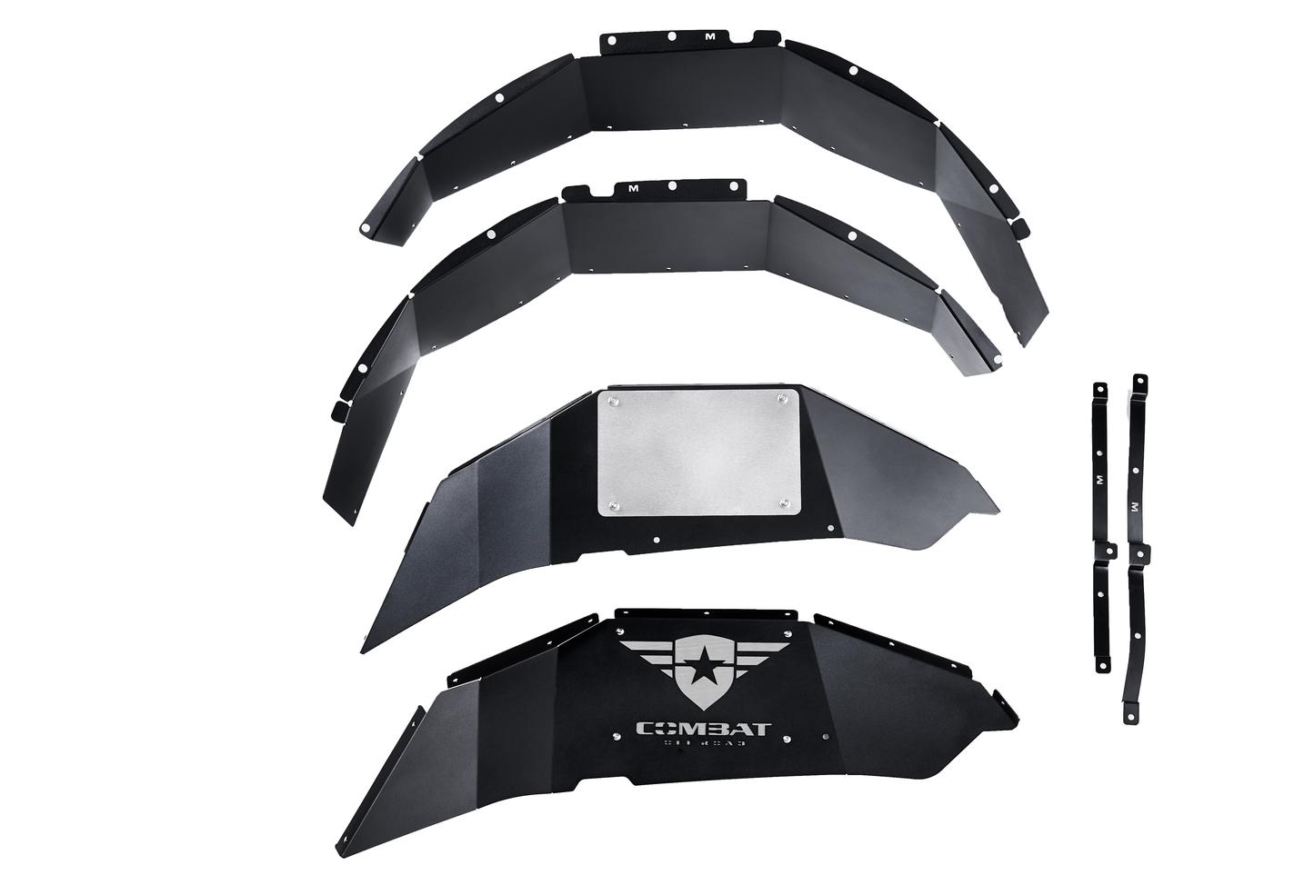 Jeep JL/JLU Battle Ready Aluminum Inner Fender Kit - Rear