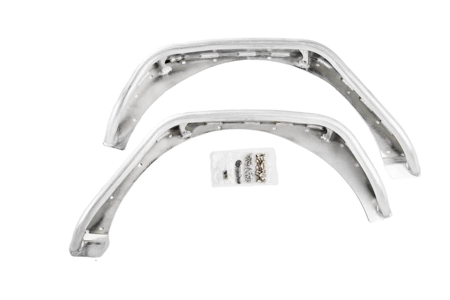 Jeep JL/JLU Full Assault Raw Aluminum Fender Kit - Rear
