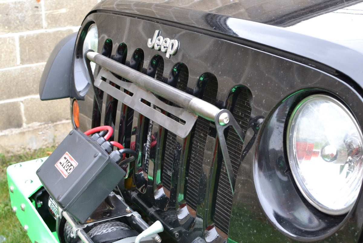 JK Grille Light Bar without Lights - Bare