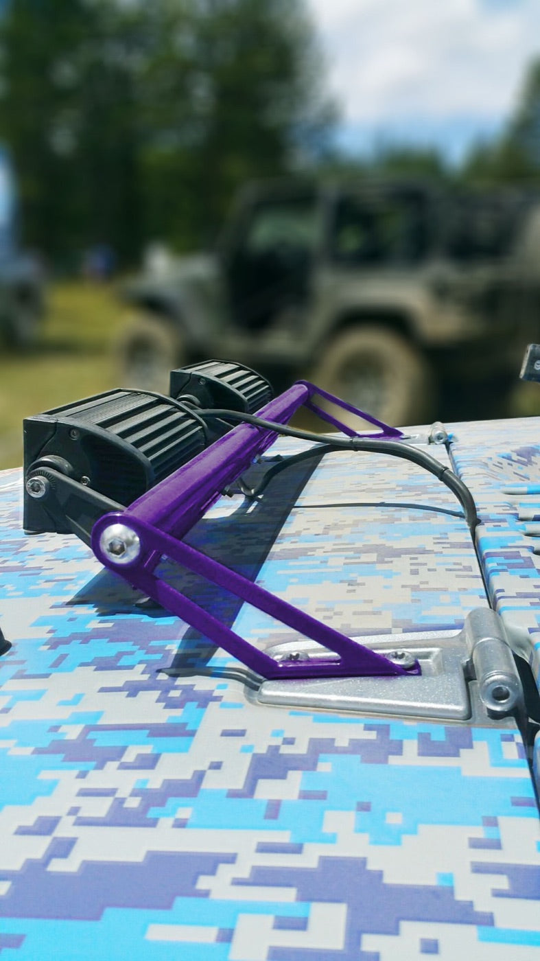 JK Hood-Hinge LED Light Kit - Sinbad Purple