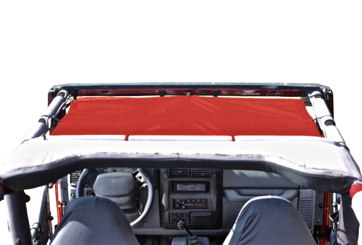 Steinjäger Tops and Covers Wrangler TJ 1997-2006 Fabric Teddy Red Front Seats Only