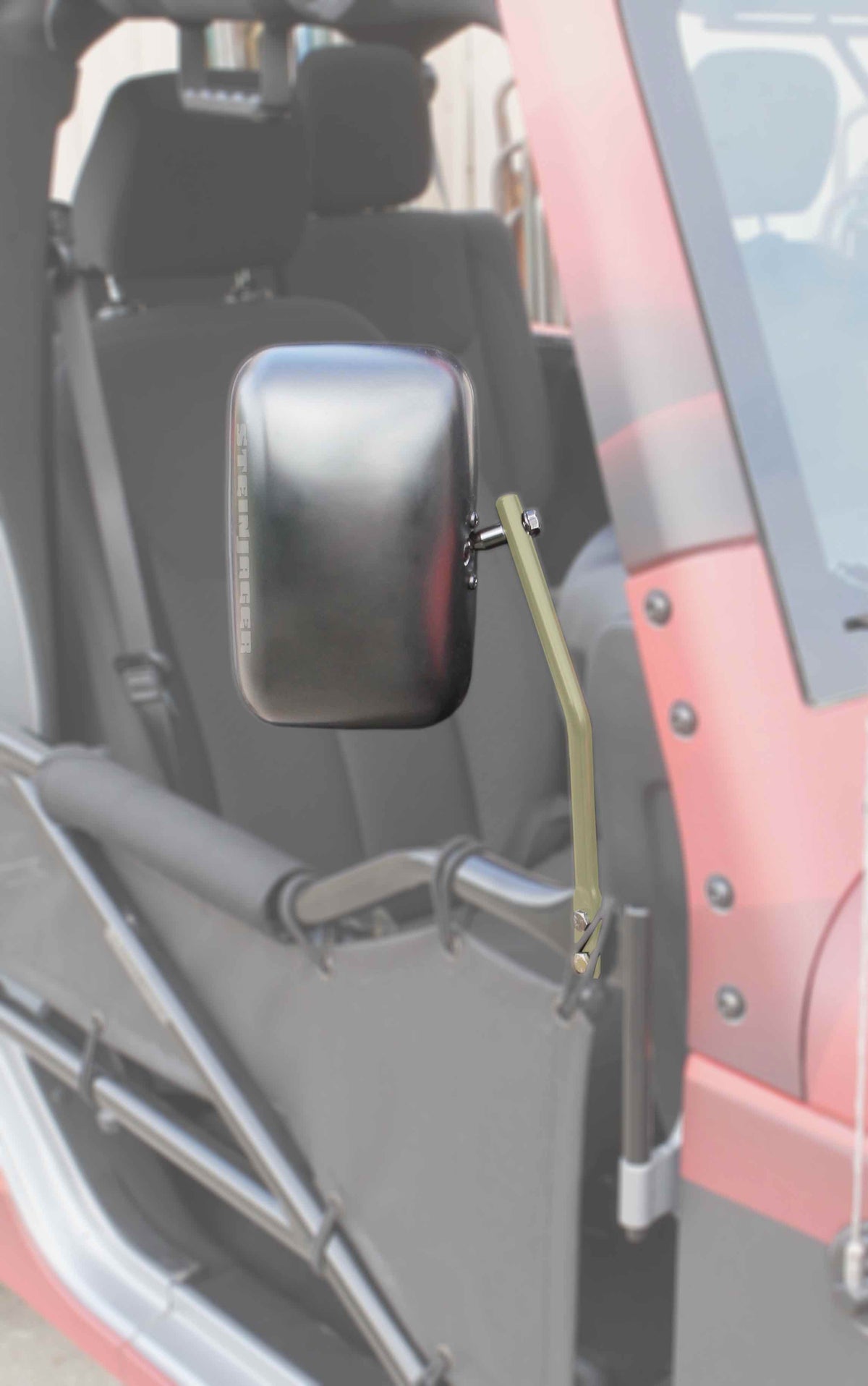 Steinjäger Doors Wrangler JK 2007-2018 Mirror Legs to Fit Tube Doors Military Beige