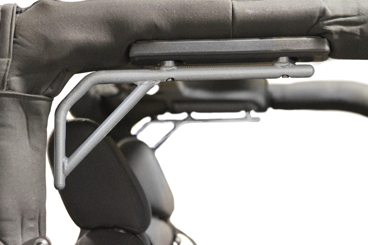 JK Two-Door Rear-Seat Grab Handles - Gray Hammertone