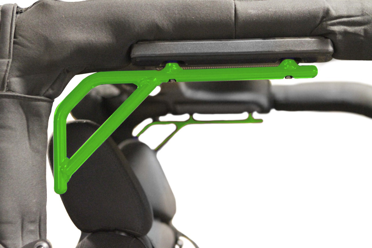 JK Two-Door Rear-Seat Grab Handles - Neon Green