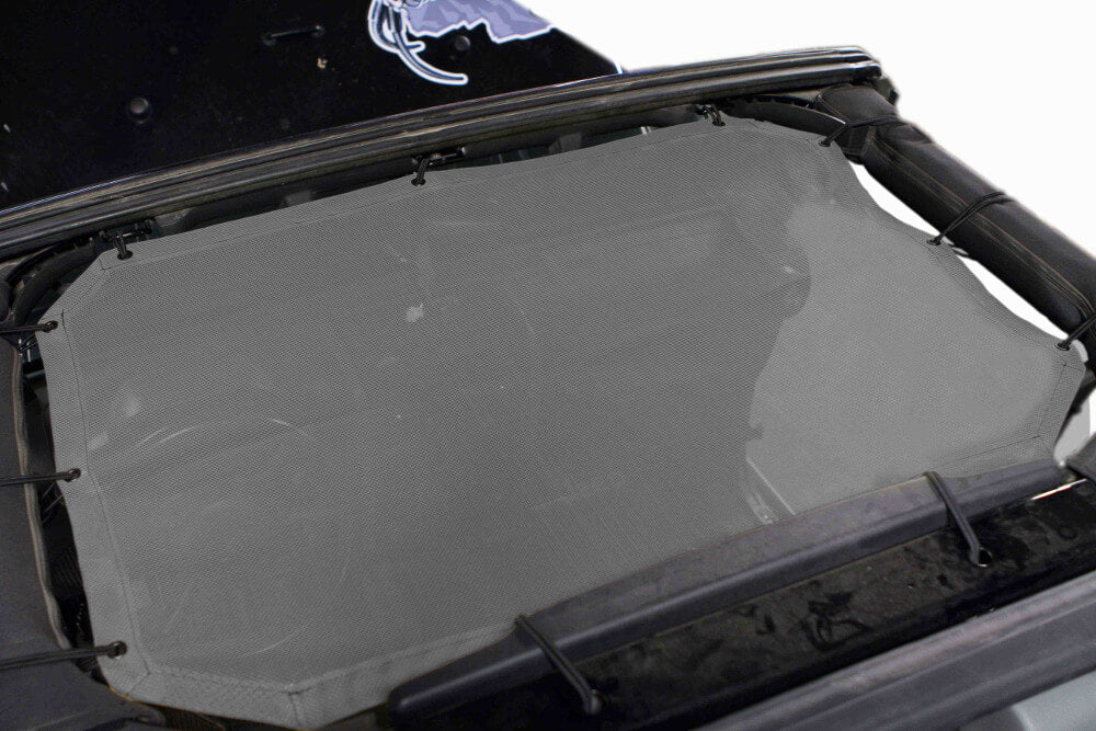 Steinjäger Tops and Covers Wrangler JK 2010-2018 Fabric Teddy 2 or 4 Door, Front Seat Only Gray