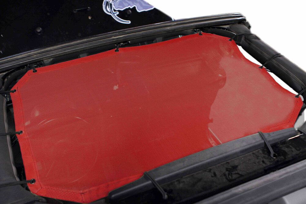 Steinjäger Tops and Covers Wrangler JK 2010-2018 Fabric Teddy 2 or 4 Door, Front Seat Only Red