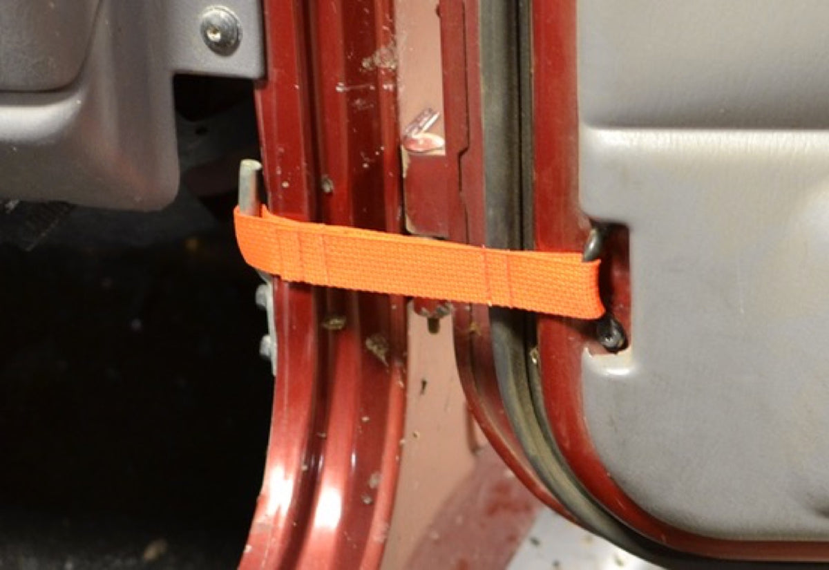 YJ Factory-Door Limiting Straps - Orange