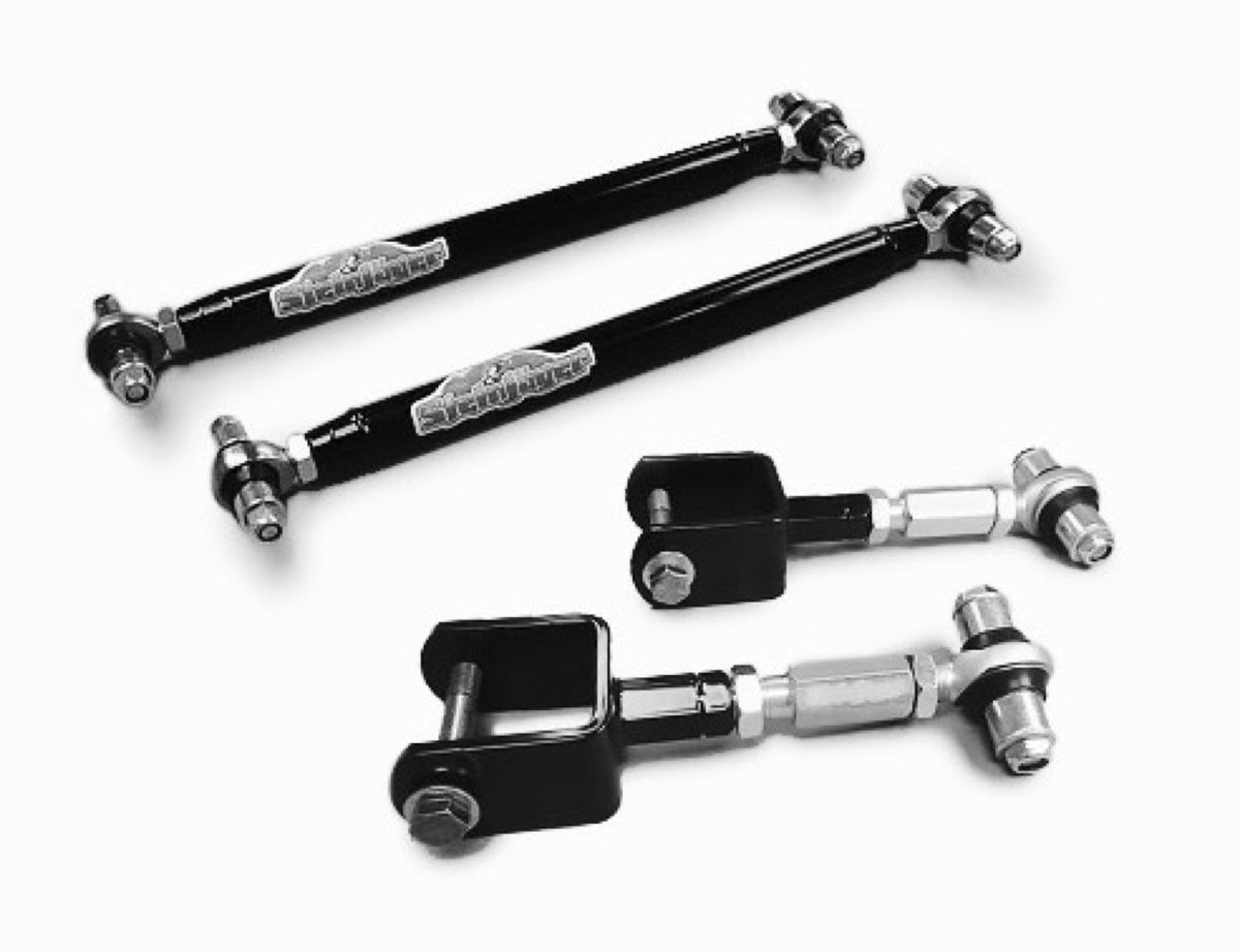 Mustang Rear Upper and Lower Control Arm Sets - Double Adjustable - Chrome Moly Rod Ends