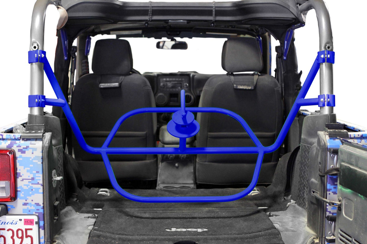 JK Two-Door Internal Tire Carrier - Southwest Blue