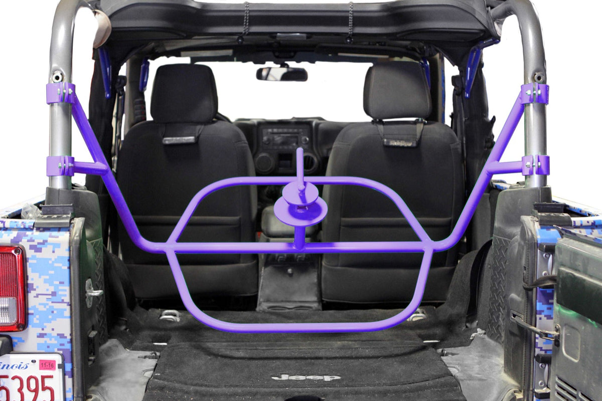 JK Two-Door Internal Tire Carrier - Sinbad Purple