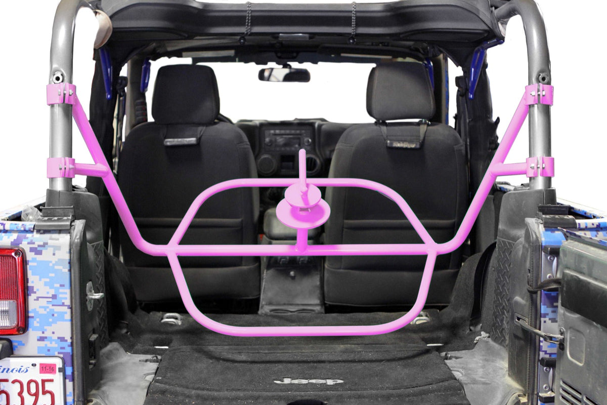 JK Two-Door Internal Tire Carrier - Pinky