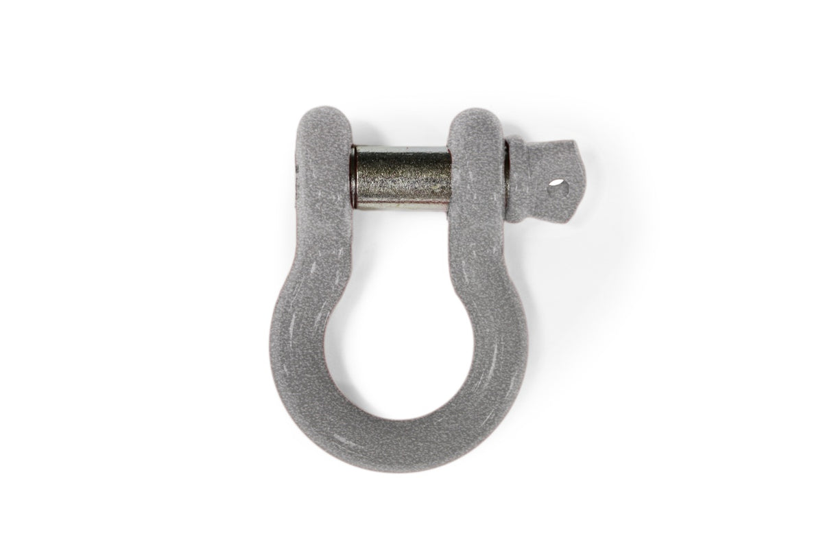 Single D-Ring Shackle Kit - Wrangler JL - Steinjäger Gray Hammertone D-Ring Shackle 1 D-ring