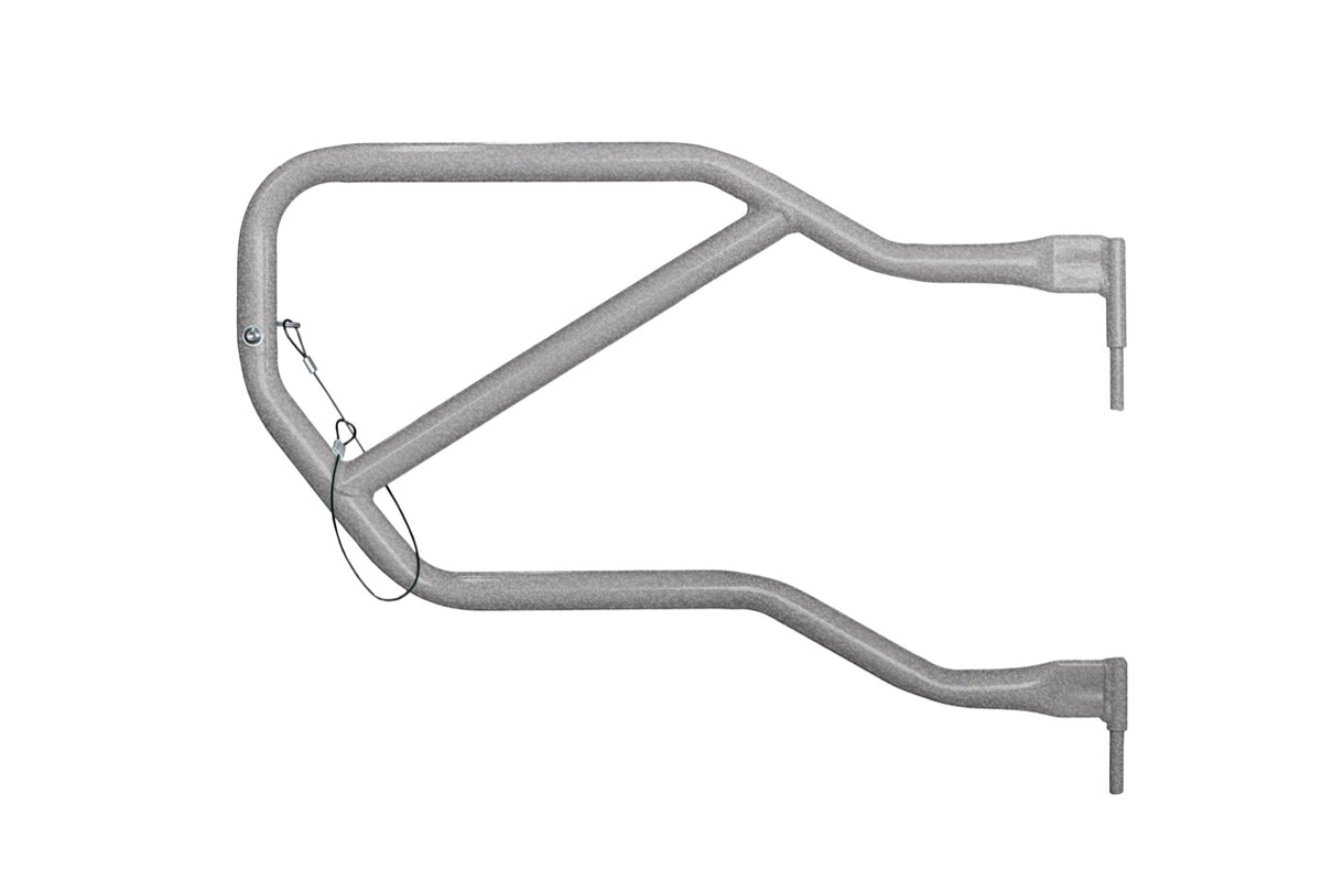 JK Rear Tube Door - Gray Hammertone