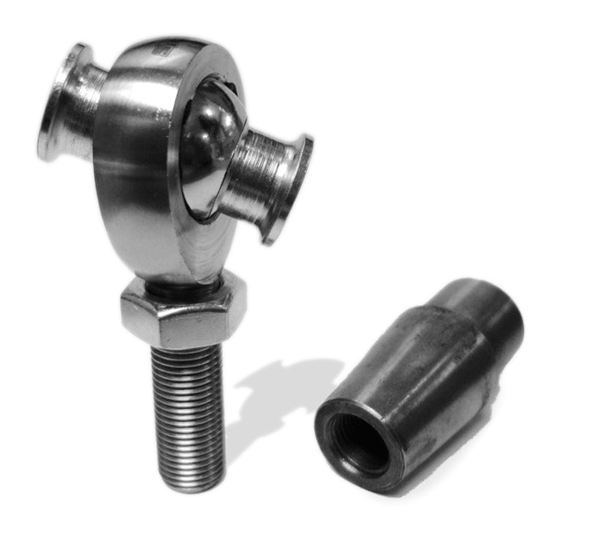 Rod End Kits - Heims, Nuts, Bungs, Inserts - 1.25-12 RH - Chrome Moly Housing, Nylon Race - Fits 1.750 x 0.120 Tubing - 1 Rod End