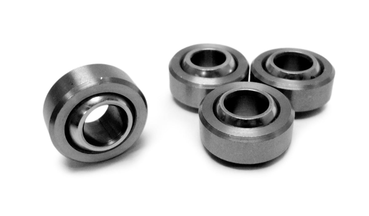 Uniball Bearings - 0.625 Bore - Steel - 4 Pack
