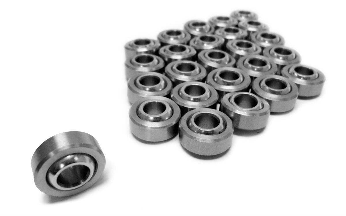 Uniball Bearings - 0.3125 Bore - Steel - 25 Pack