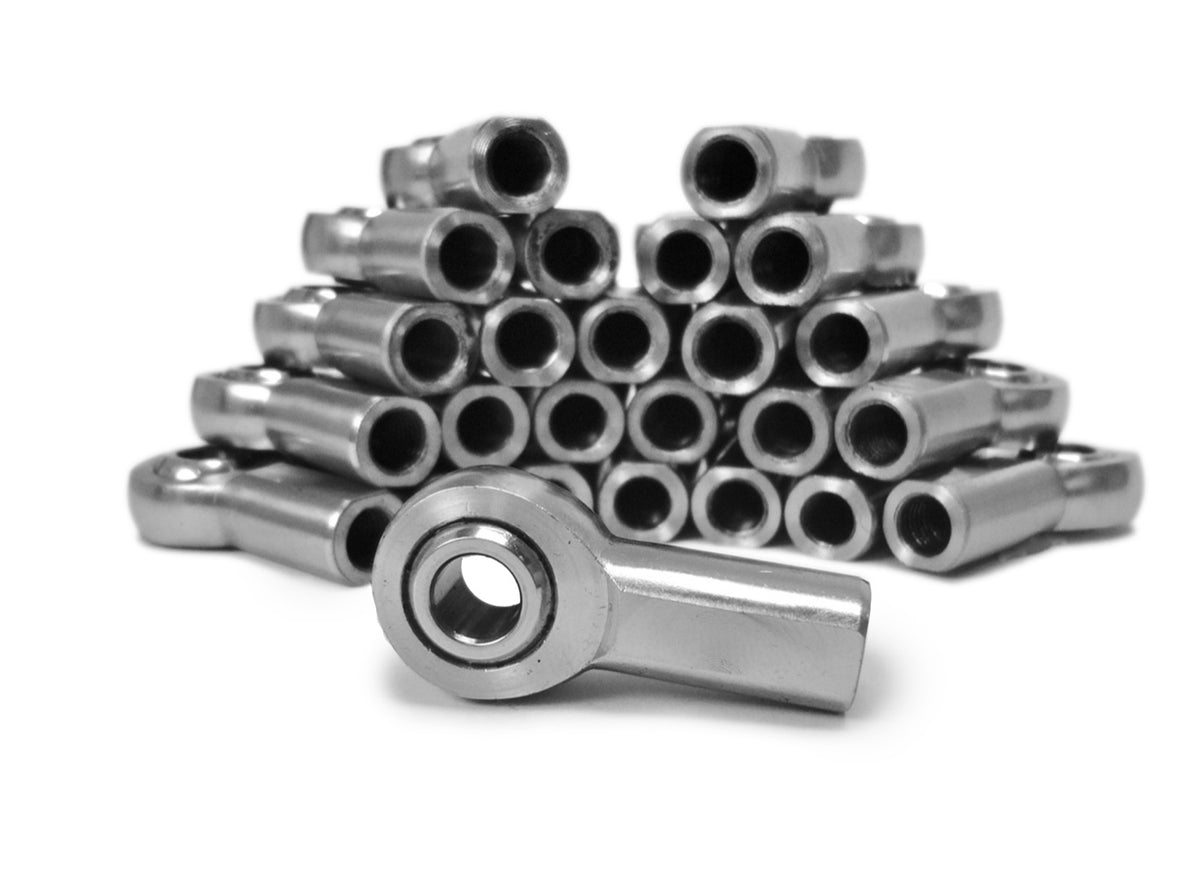Rod Ends - Inch Female - Steel Housing, 2 Piece - 5/16-24 RH - 25 Pack