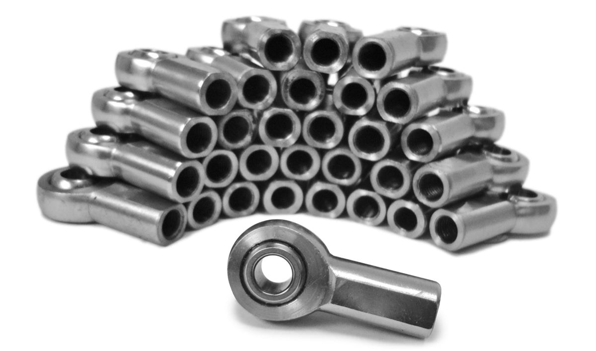 Rod Ends - Metric Female - Steel Housing, 2 Piece - M12 x 1.25 RH - 30 Pack