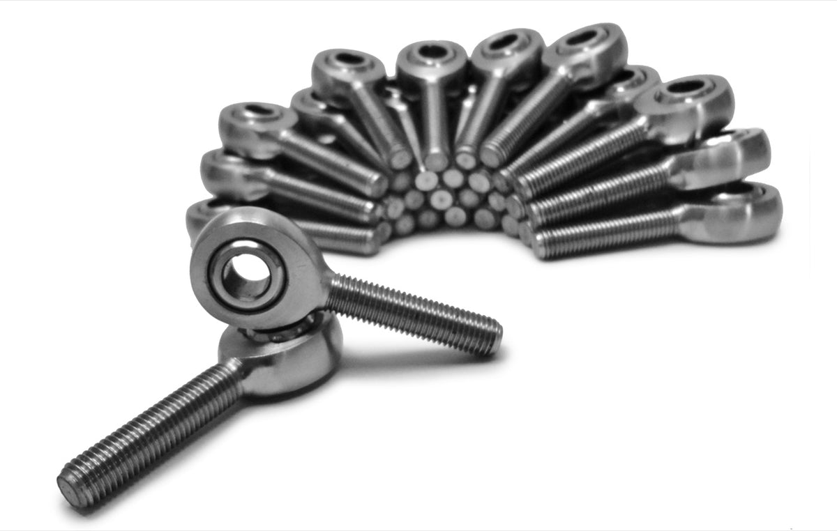 Rod Ends - Inch Male - 1/2-20 RH - Steel Housing, 2 Piece - 30 Pack