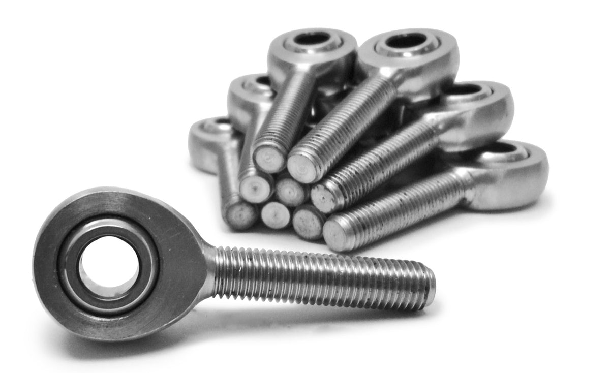 Rod Ends - Inch Male - 1/4-28 LH - Steel Housing, 2 Piece - 10 Pack