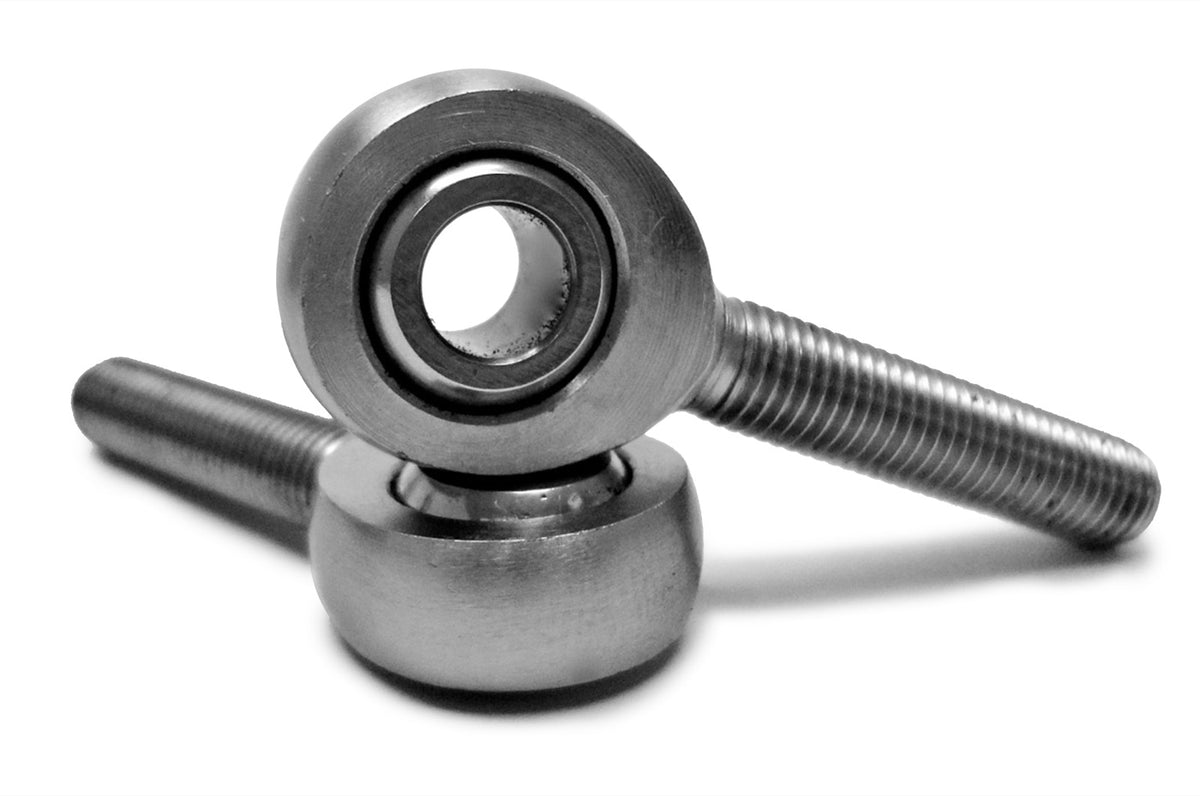 Rod Ends - Inch Male - 3/4-16 RH with 0.757 Bore - Steel Housing, 2 Piece - 2 Pack