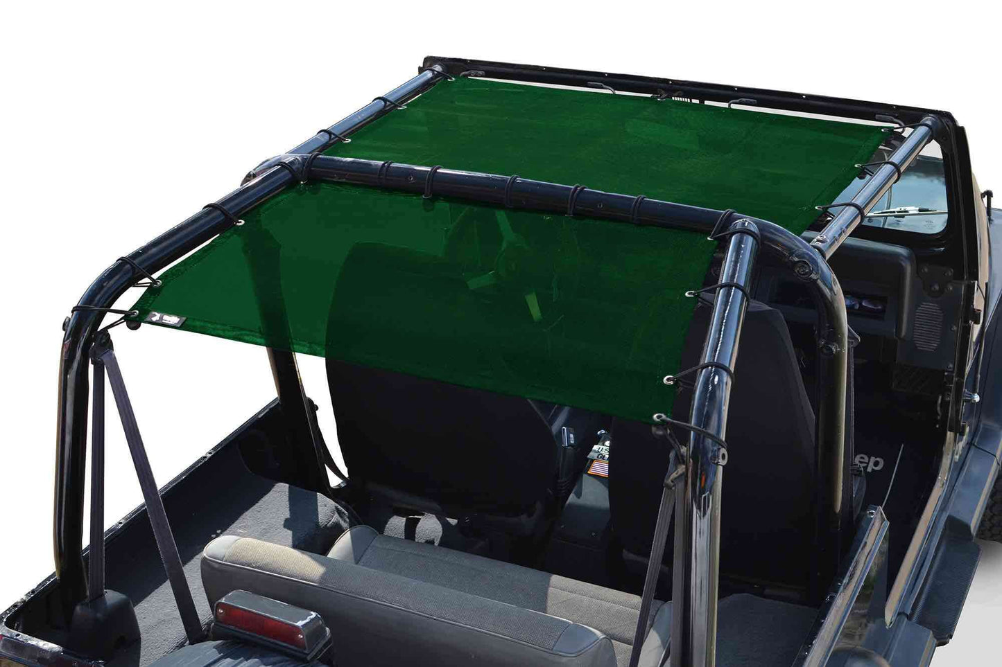 Steinjäger Tops and Covers Wrangler YJ 1987-1995 Fabric Teddy Dark Green Rear Seats Only